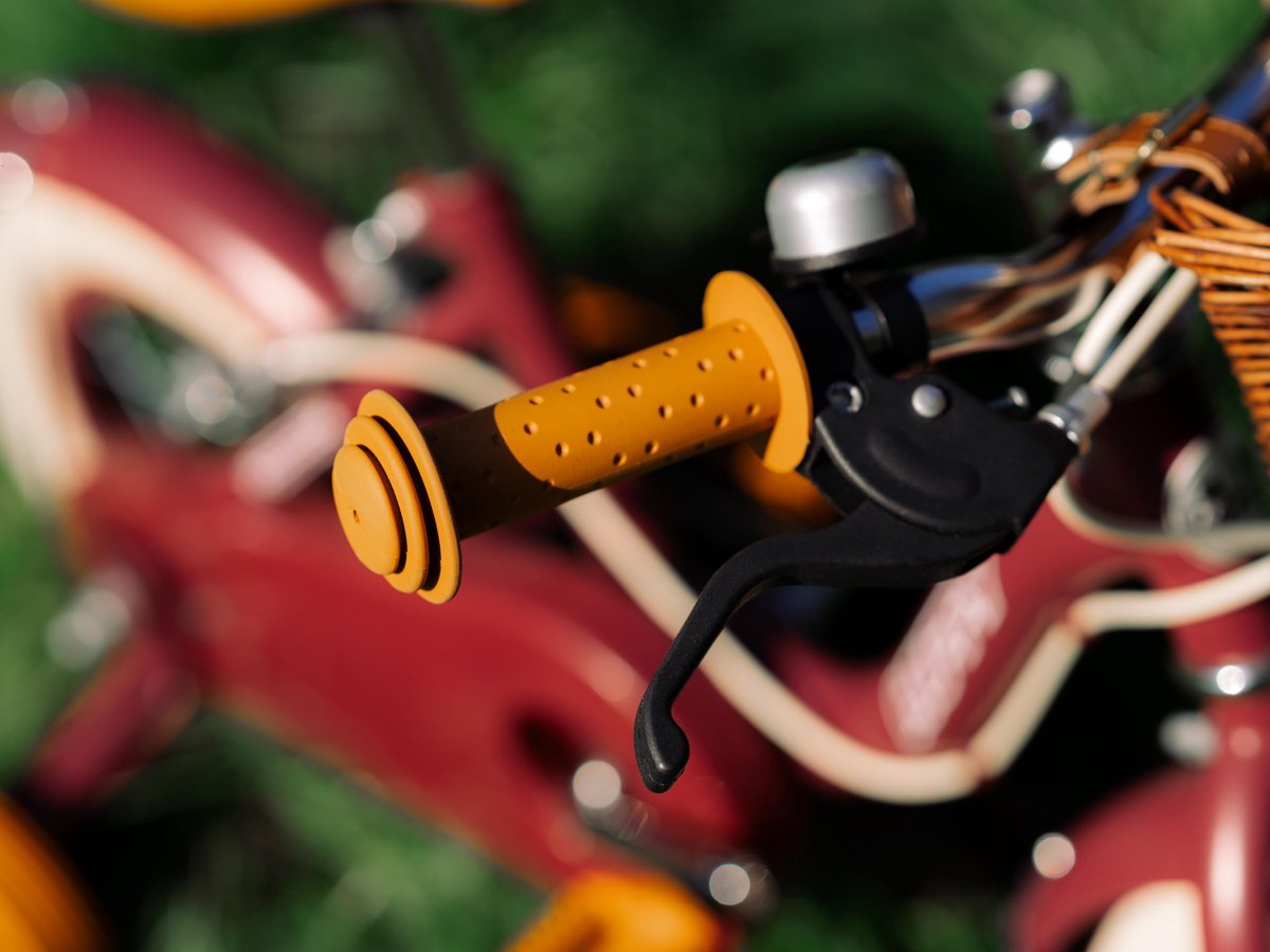 Huffy Vintage 12" Kinderfiets, voor 3-5 jaar, bordeaux rood - ShopVlot