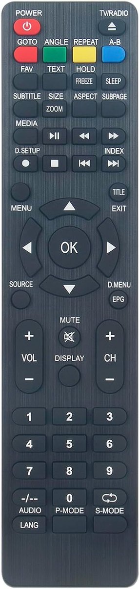 ALLIMITY Replce Remote Control suitable for JTC LED TV DVX4 DVB-PM14009HCATS DVX3 DVB-PM1320083HCATS G035-DVX332 DVX5 - ShopVlot