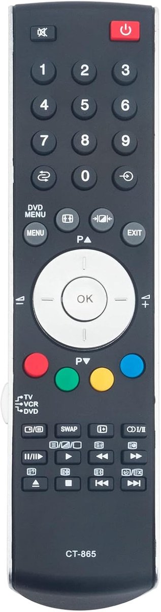 ALLIMITY CT-865 sub CT-870 Remote Control Replce Fit for Toshiba TV Regza 14VL44 15V300P 15V300PG 15VL34 15VL54G - ShopVlot