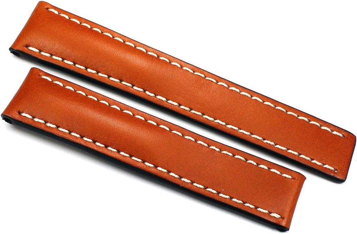 Sulla Pilot RIOS1931 Watch Strap Compatible with 22 mm and 20 mm Leather Wide Folding Clasp - ShopVlot