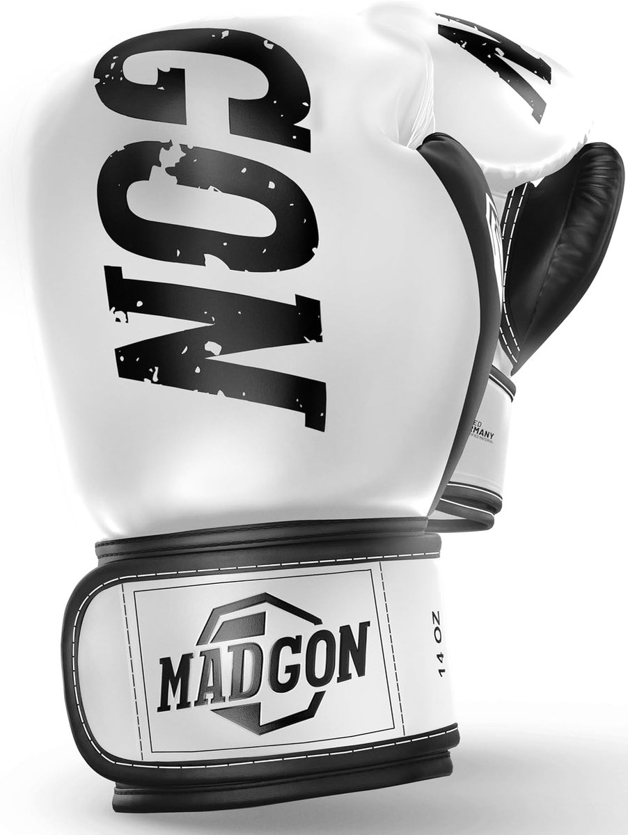MADGON Best Material Boxing Gloves Long Lasting - Kickboxing Gloves, MMA Gloves for Martial Arts, Spruce and Boxing - ShopVlot