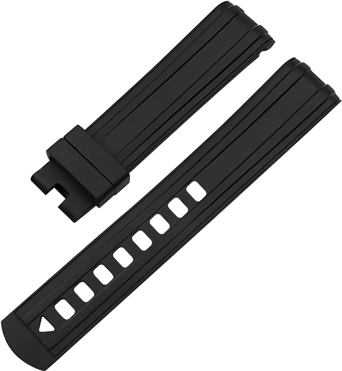 Siliconen rubberen armband vervanging voor Omega Seamaster 300 42 mm PRO CVZ015753 Top Qlty 20 mm - ShopVlot