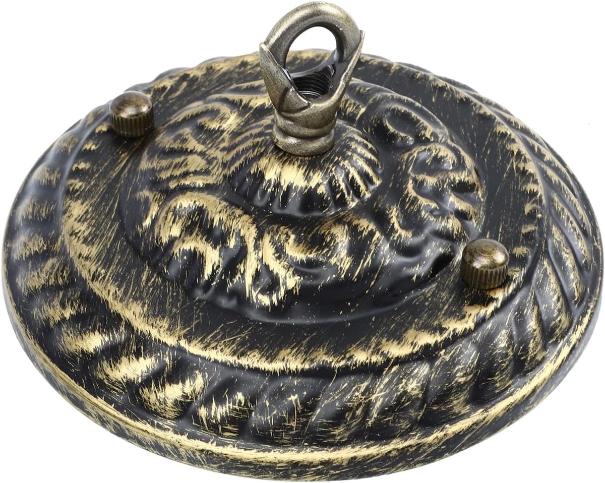 VILLCASE Vintage Vintage Chandelier Ceiling Plate Stable for Light Mounting and DIY Diameter 130 mm - ShopVlot