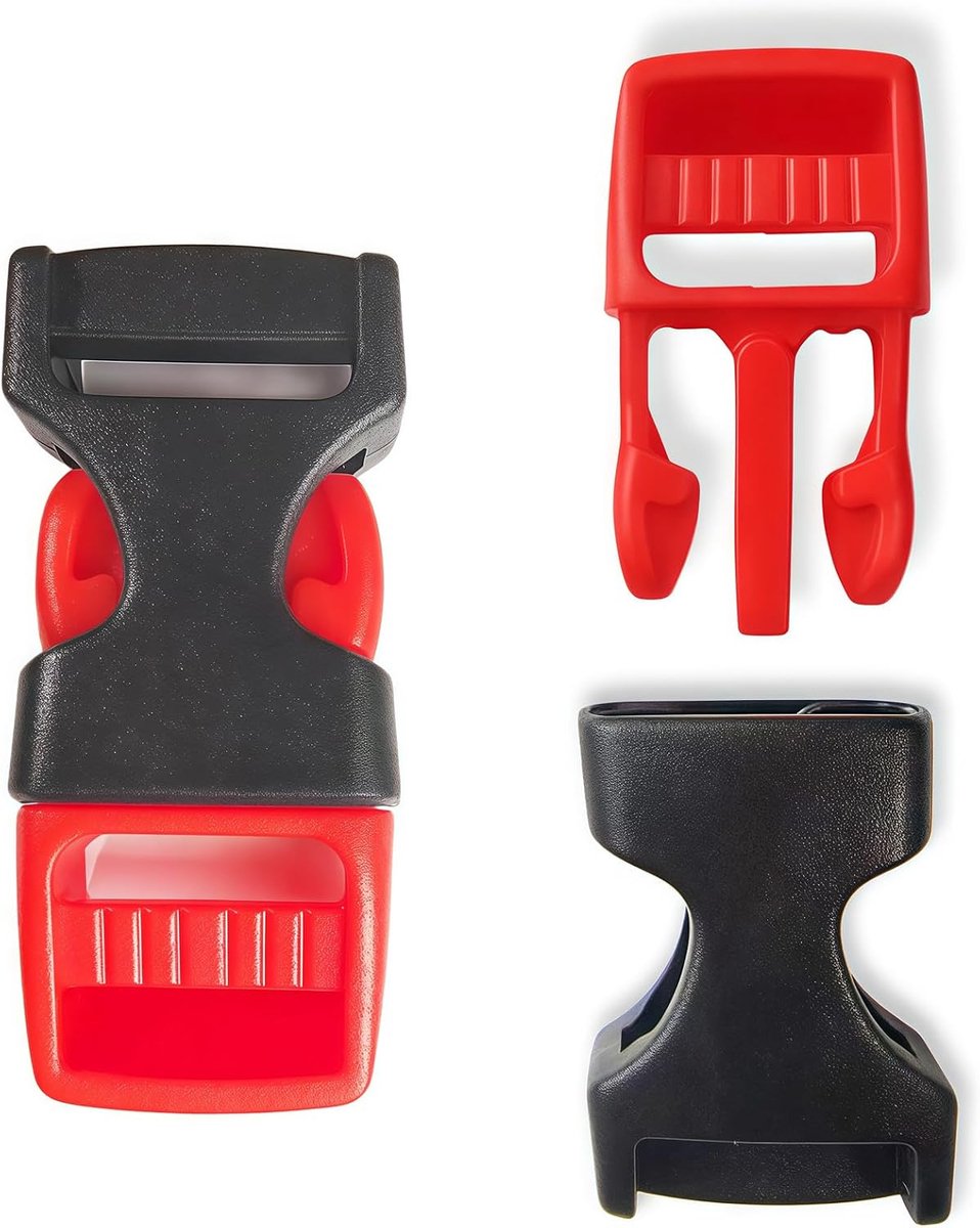 Set of 2 bicycle helmet chin clips, robust snap closure with click system, versatile, safe and user-friendly - ShopVlot