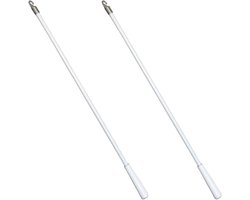 INCAUCA 43cm Fiberglass Blinds with Metal Hook, Vertical Blind Replacement, Blinds Tilt Rod, Window Blind Stick - ShopVlot