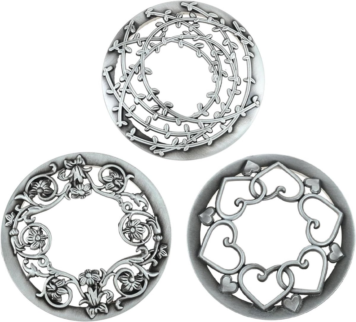 Metal Candle Lid, Antique Silver, Helps to Burn Candle Glasses Evenly, Candle Accessories, Illuma Glass Candle Lid 3 - ShopVlot