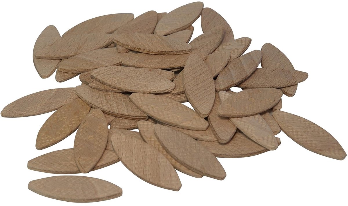 200 pieces slat dowels, connecting plates made of beech wood size 10 - ShopVlot