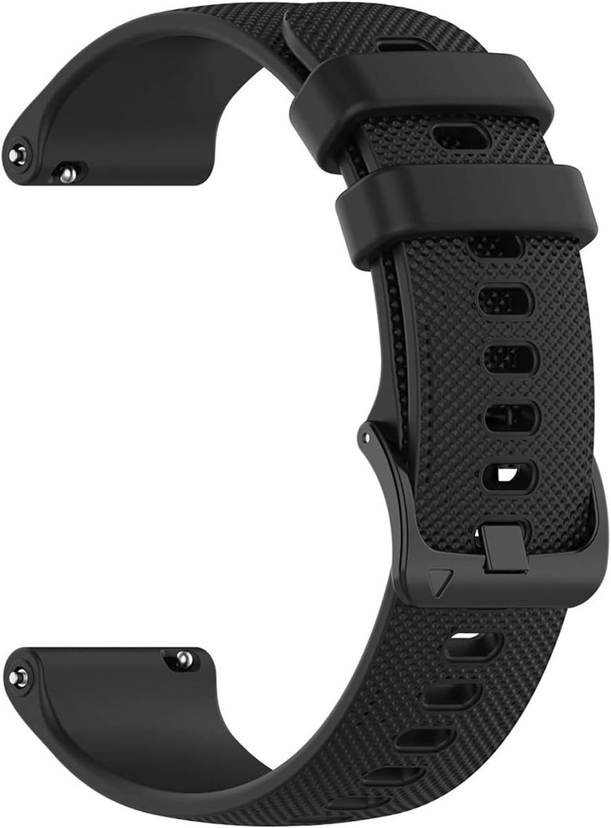 Sundara 18mm 19mm 20mm 22mm Soft Silicone Sport Watch Strap Compatible with Garmin/ID205L/Galaxy/Watches Quick Release - ShopVlot