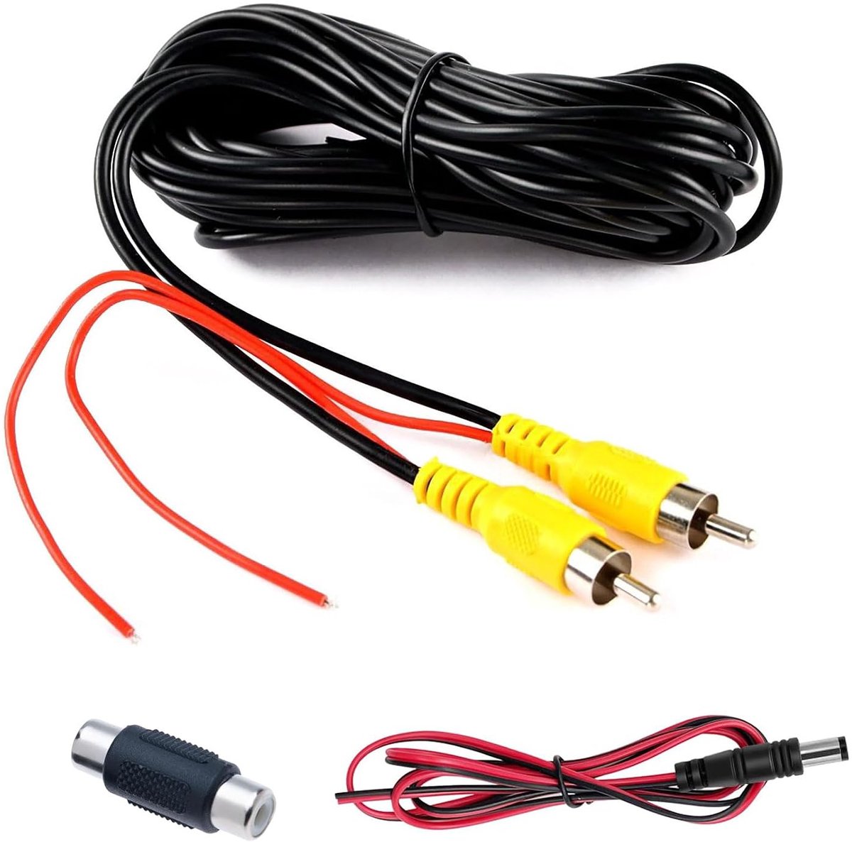 33FT 10M RCA Video Cable for Car Rear View Monitor Camera, RCA Backup Camera Extension Cable Plug Video Cable with - ShopVlot