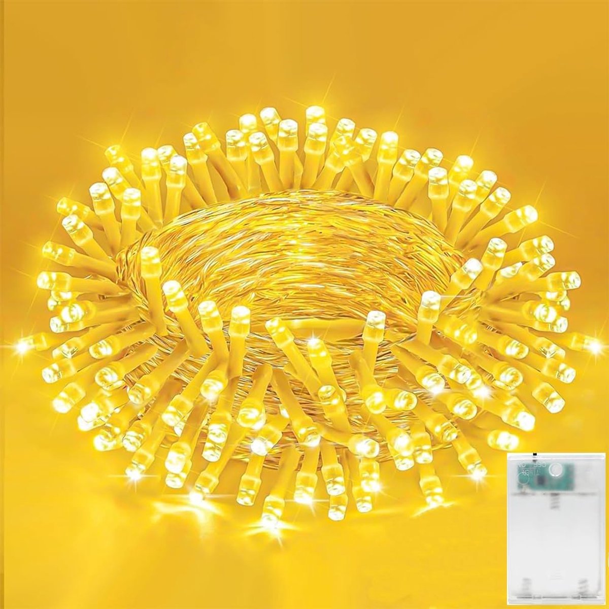 3 m 30 LED Battery Operated Fairy Lights for Indoor and Outdoor Use with Timer Warm White Christmas Decoration Bedroom - ShopVlot