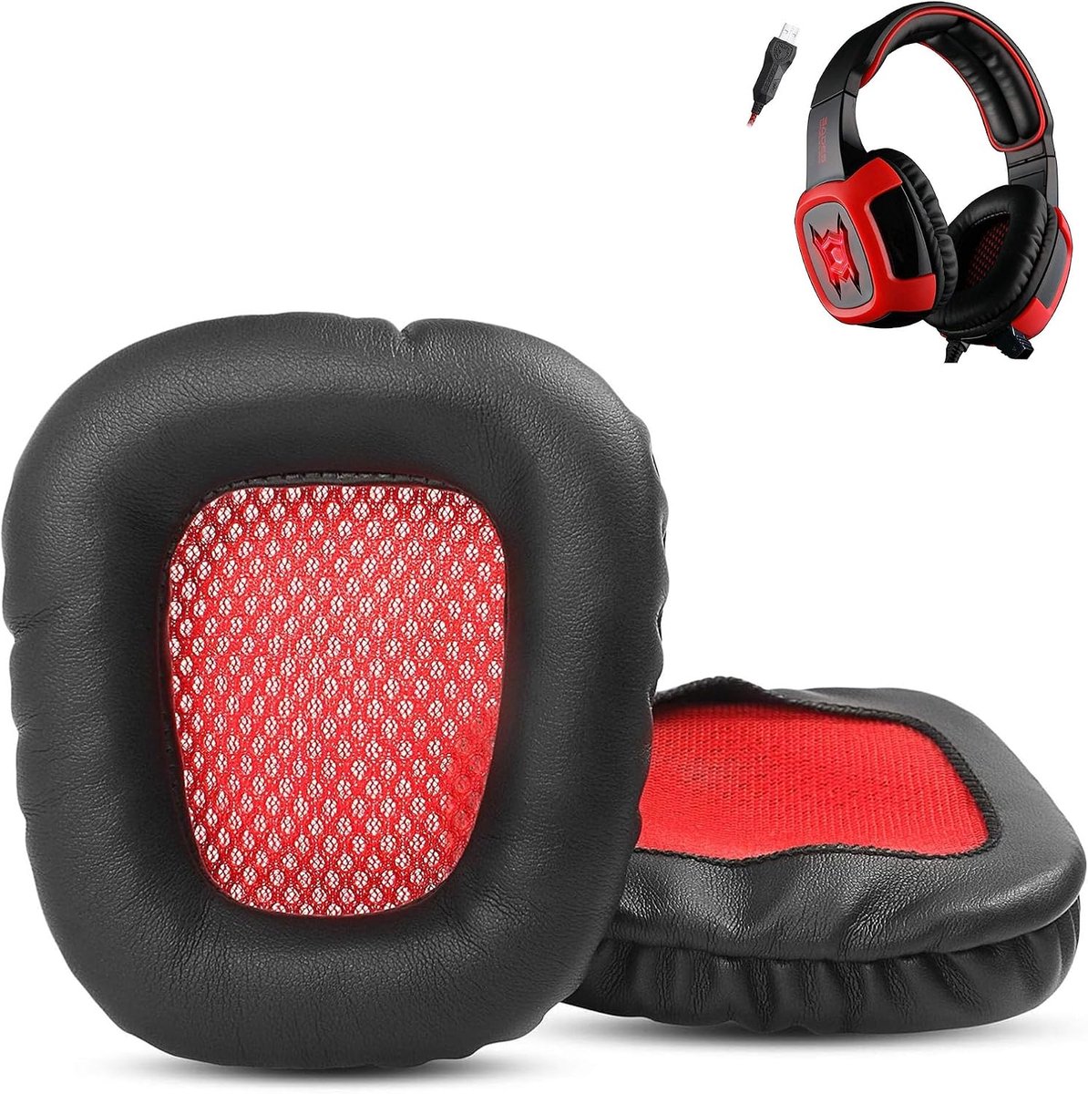 Ear Pads Compatible with SADES SA906 SA905 SA904 SA903 SA902 SA718 SA808 SA820 Headsets Ear Pads Replacement Cushion - ShopVlot