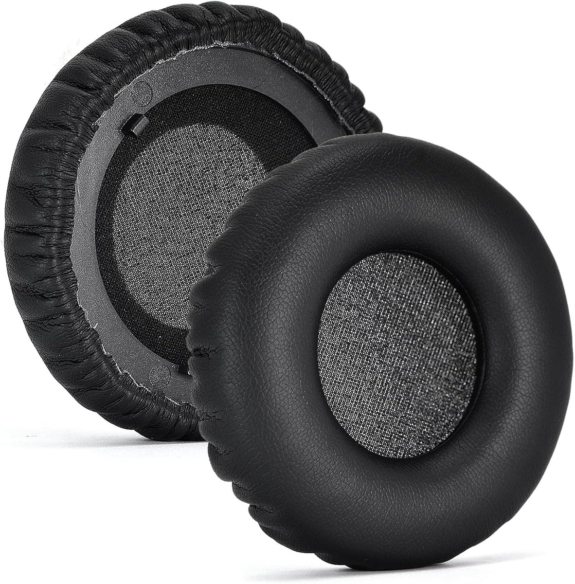 defean Replacement Ear Pads Compatible with Teufel Airy Headset, Protein Leather, High Density Foam Pads, Black - ShopVlot