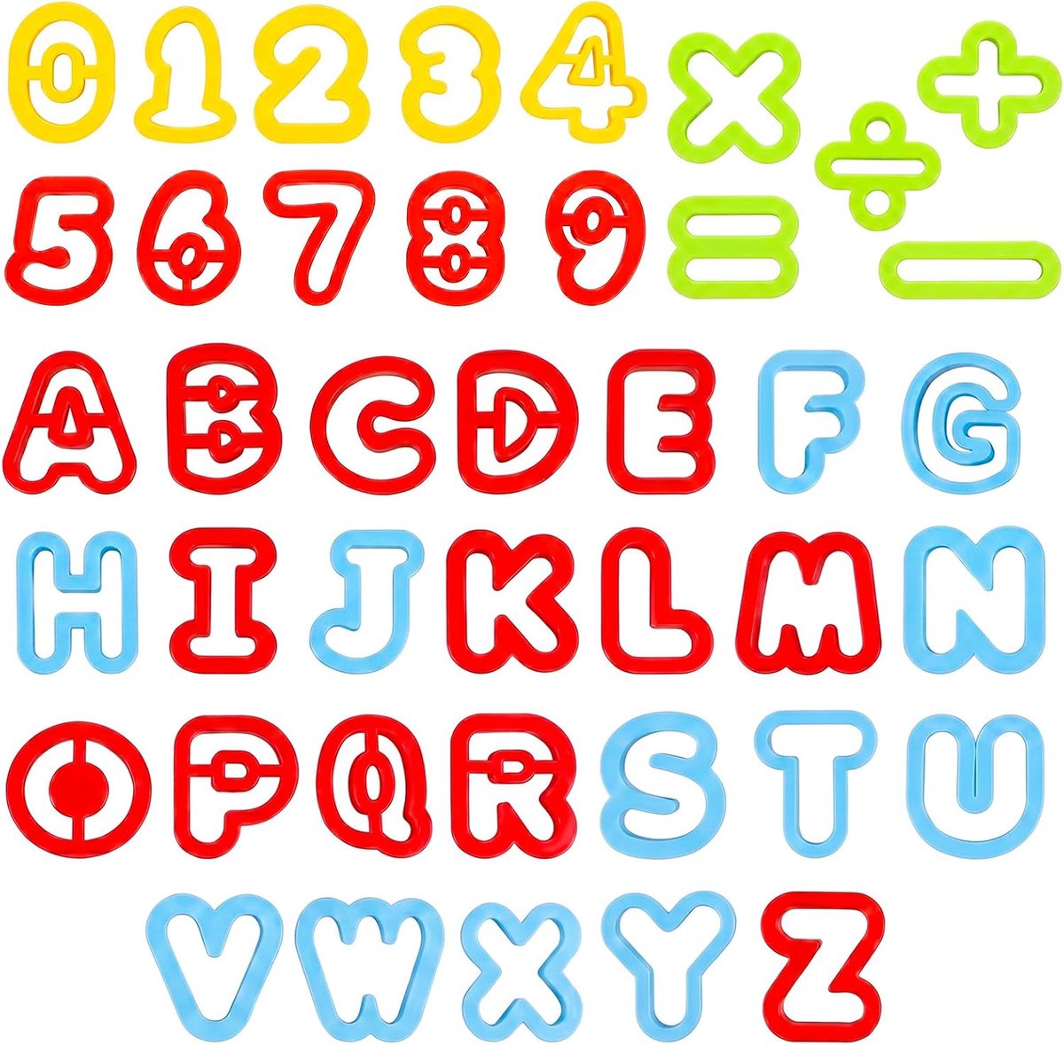 deeg letters uitsteekvormpjes - deeg letters uitsteekvormpjes - ShopVlot