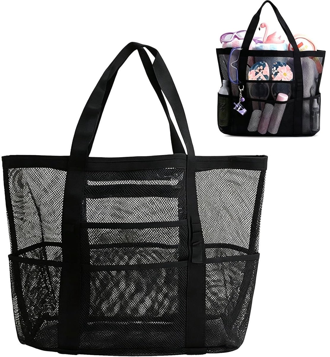 Solidchoice - Grote Nettas voor Zandspeelgoed en Strandaccessoires
