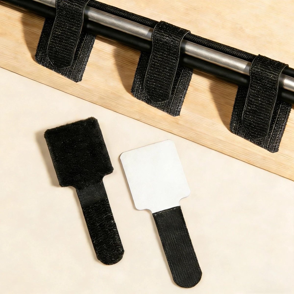 Solidchoice - 50 Stuks Zelfklevende Kabelhouders voor Bureau