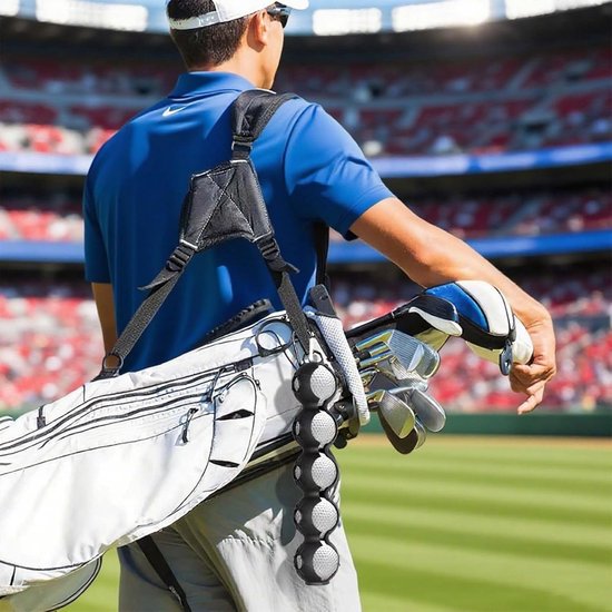 Golfclubs met slot - Voor 5 golfballen - Duurzaam design - Gemakkelijk toegankelijk - ShopVlot — afbeelding 4
