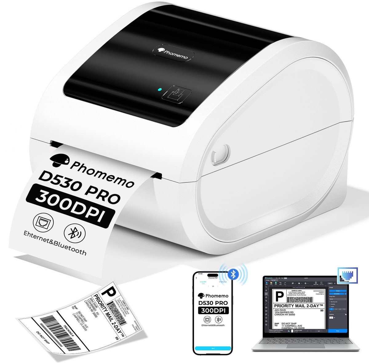 Solidchoice - Ethernet Thermische Labelprinter voor Efficiënte Verzending