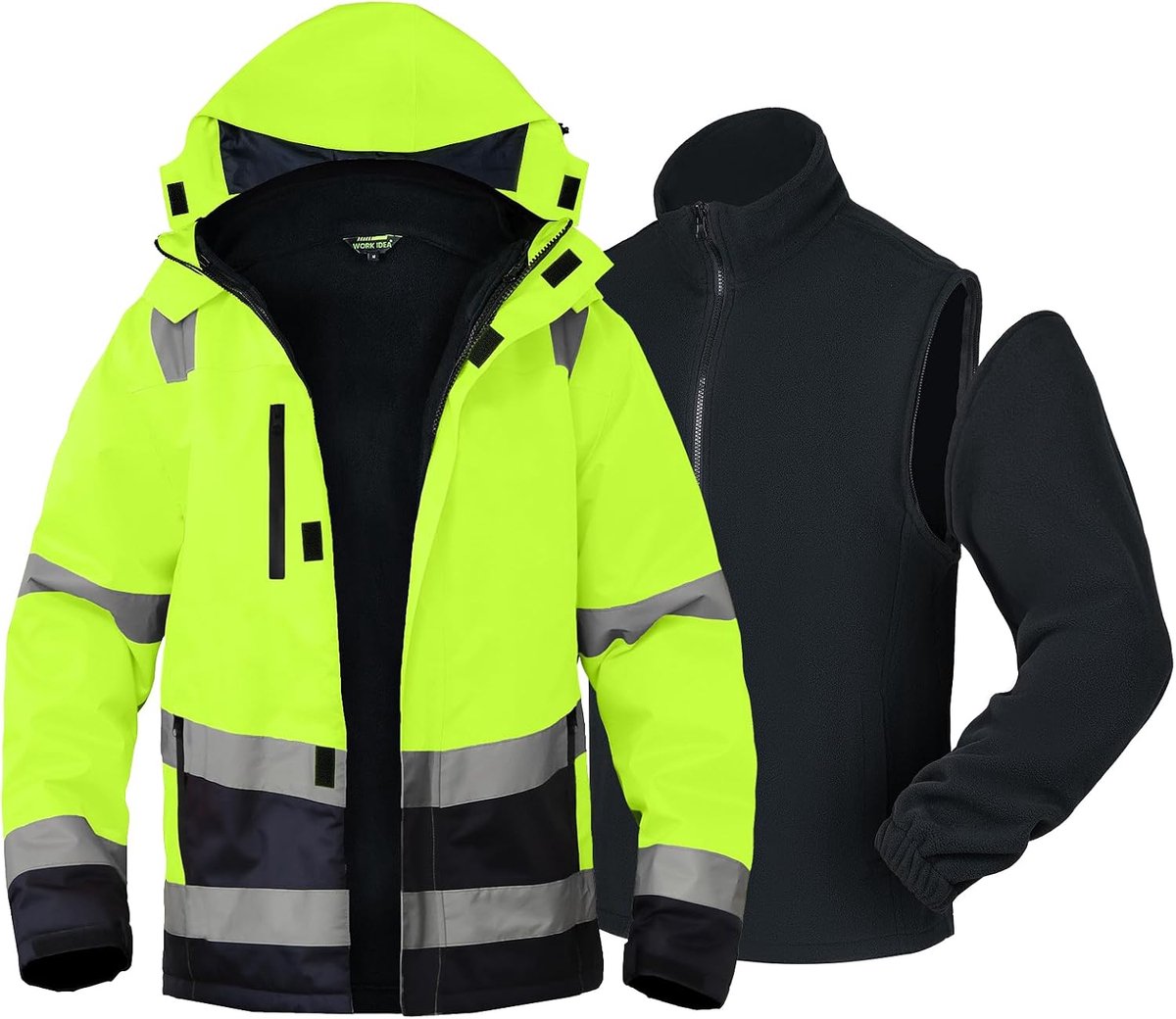 Werkjack 3-in-1 - Waterdicht - Winddicht - Ademend - Ideaal voor de winter - ShopVlot