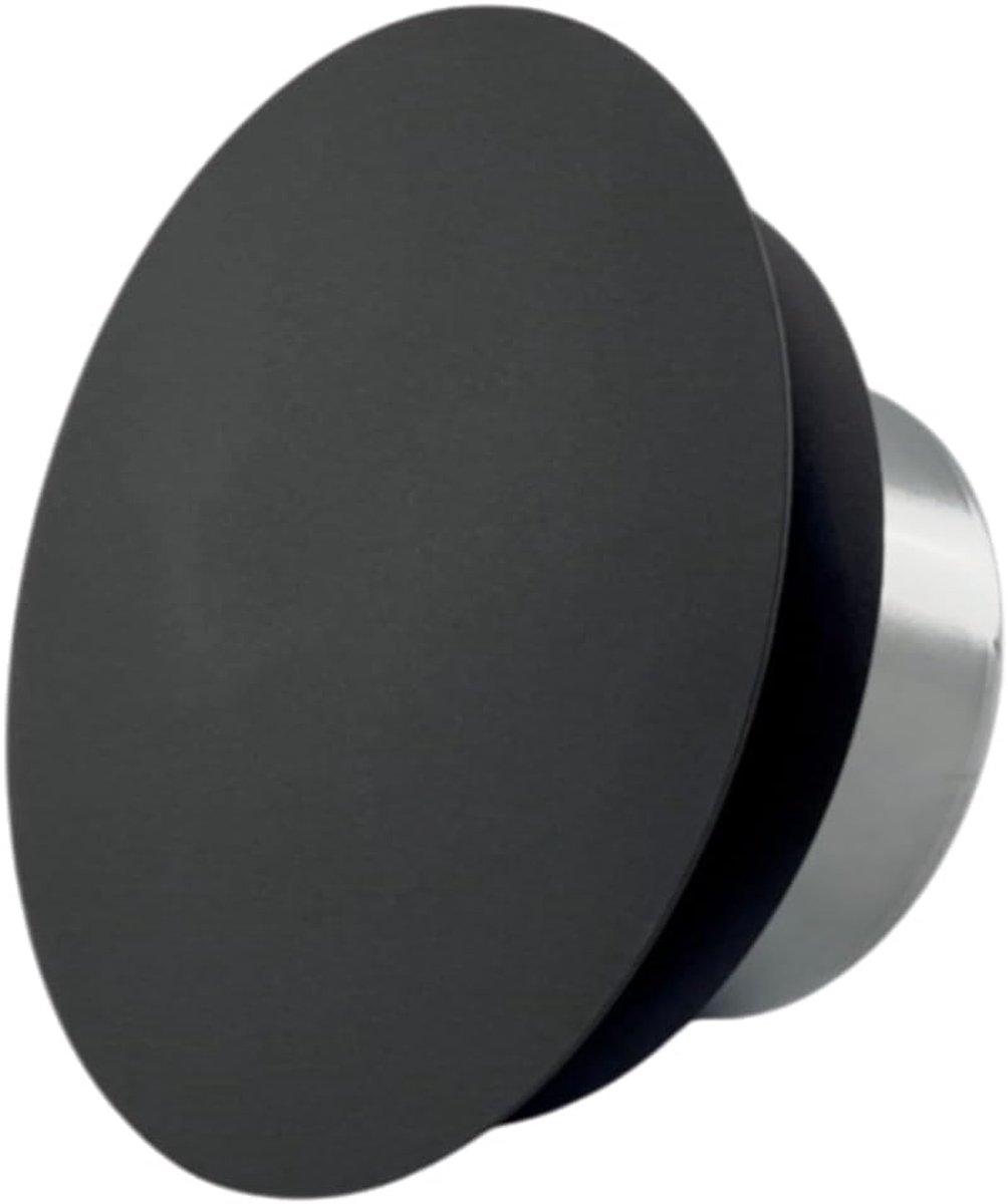 Ventilatieklep Ø 100 mm - ronde stalen deksel - verstelbare diffuser - optimale luchtcirculatie - ShopVlot