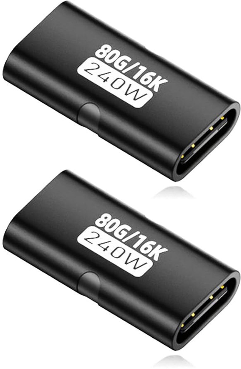 Solidchoice - USB Type C Female Adapter, 240W Opladen