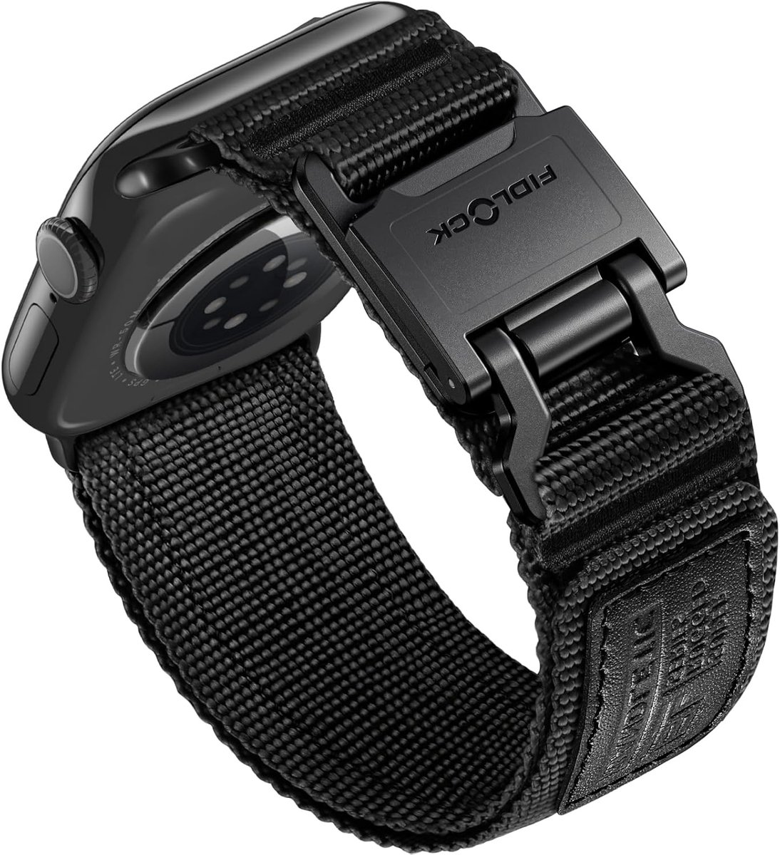 Nylon Strap voor Apple Watch Ultra - 49mm, Series 11/10, 9/8/7, Tactical - Magnetische FIDLOCK sluiting - ShopVlot