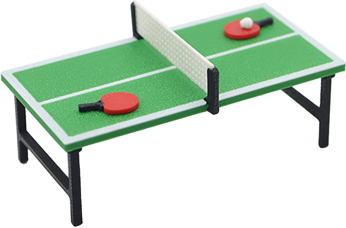 Solidchoice - Ping Pong Tafel voor Poppenhuis
