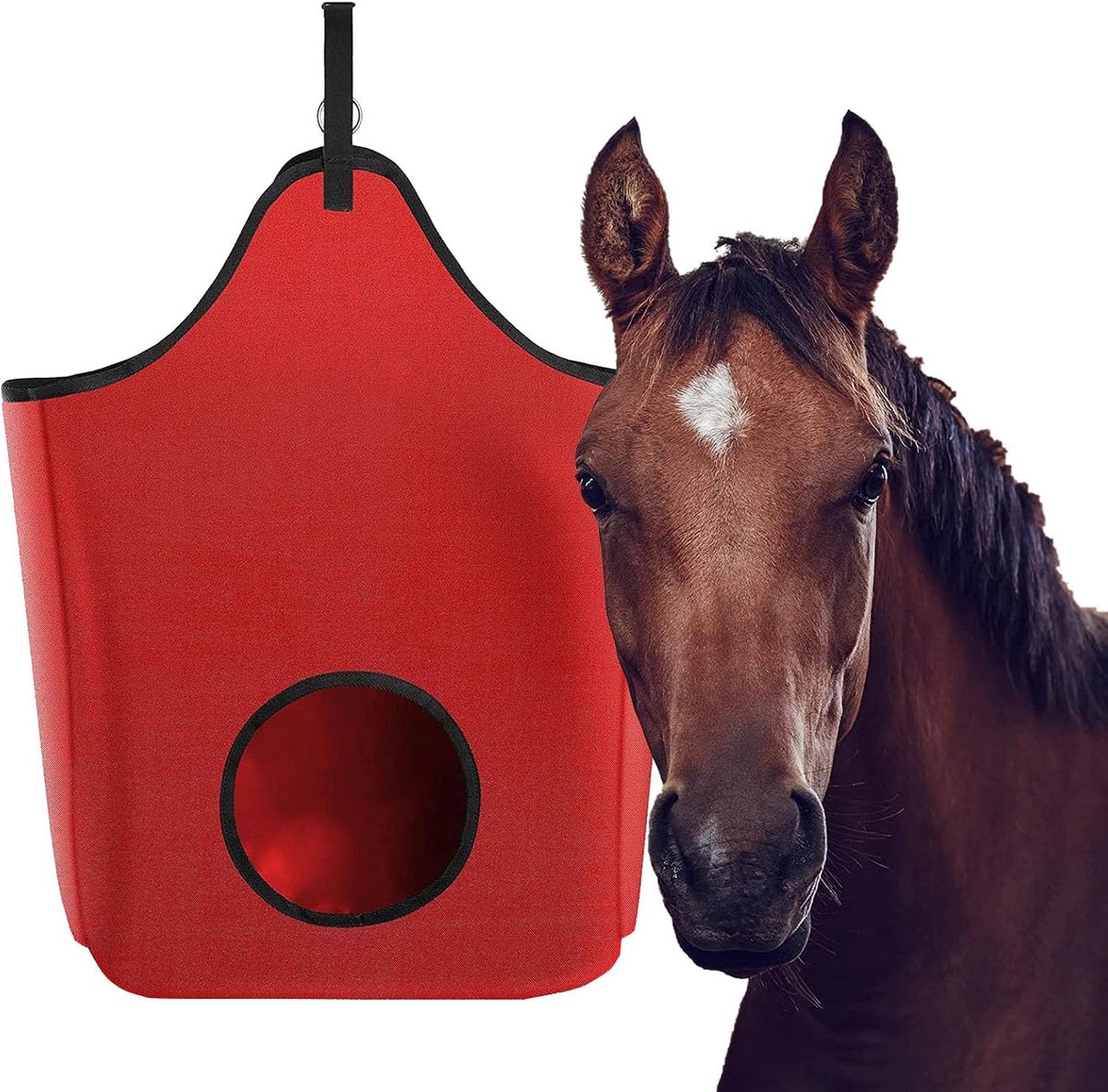 Hooitas paard M - Oxford-stof - waterdicht en slijtvast - ideaal voor transport - ShopVlot