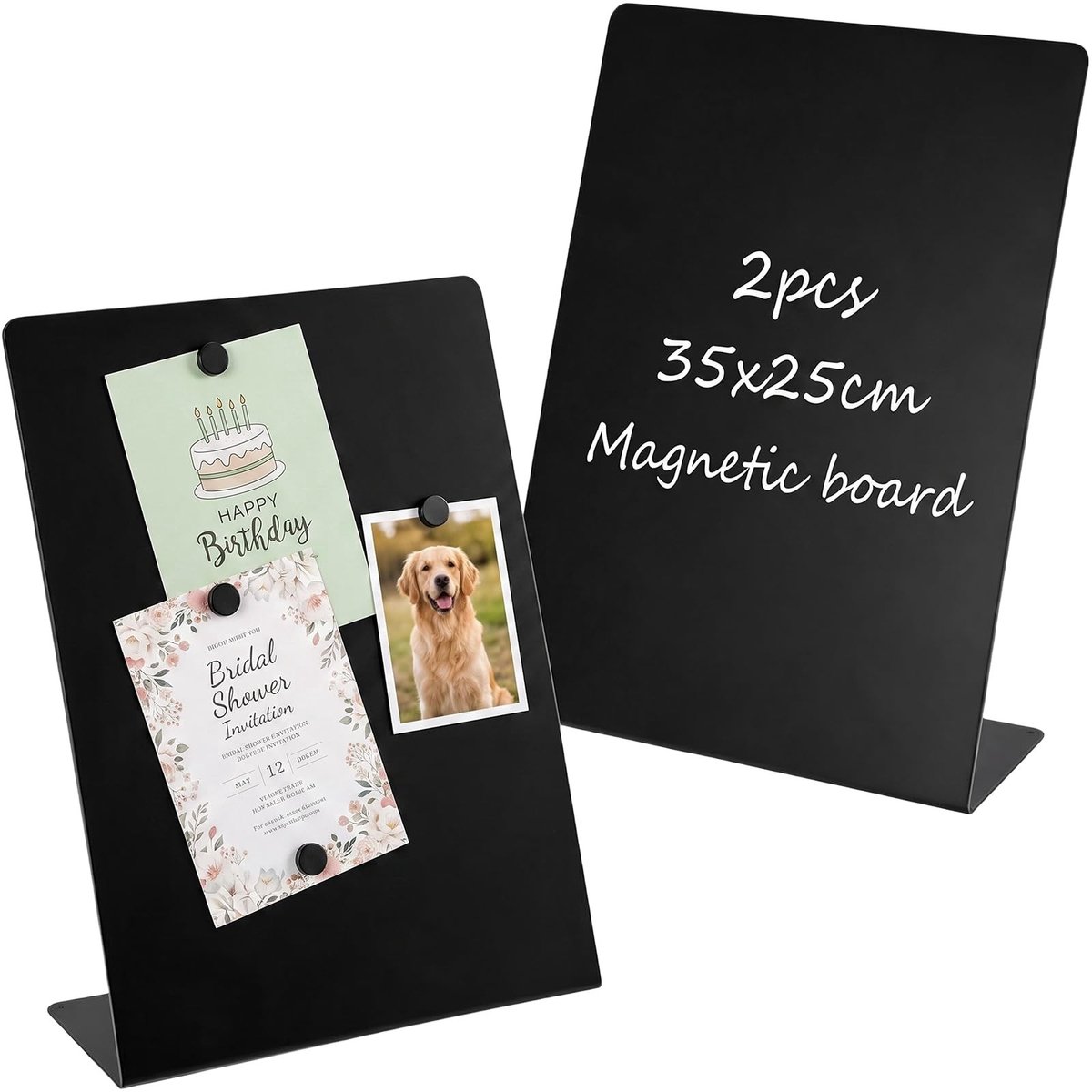 Solidchoice - Set van 2 Magnetische Bord voor Notities en Foto's