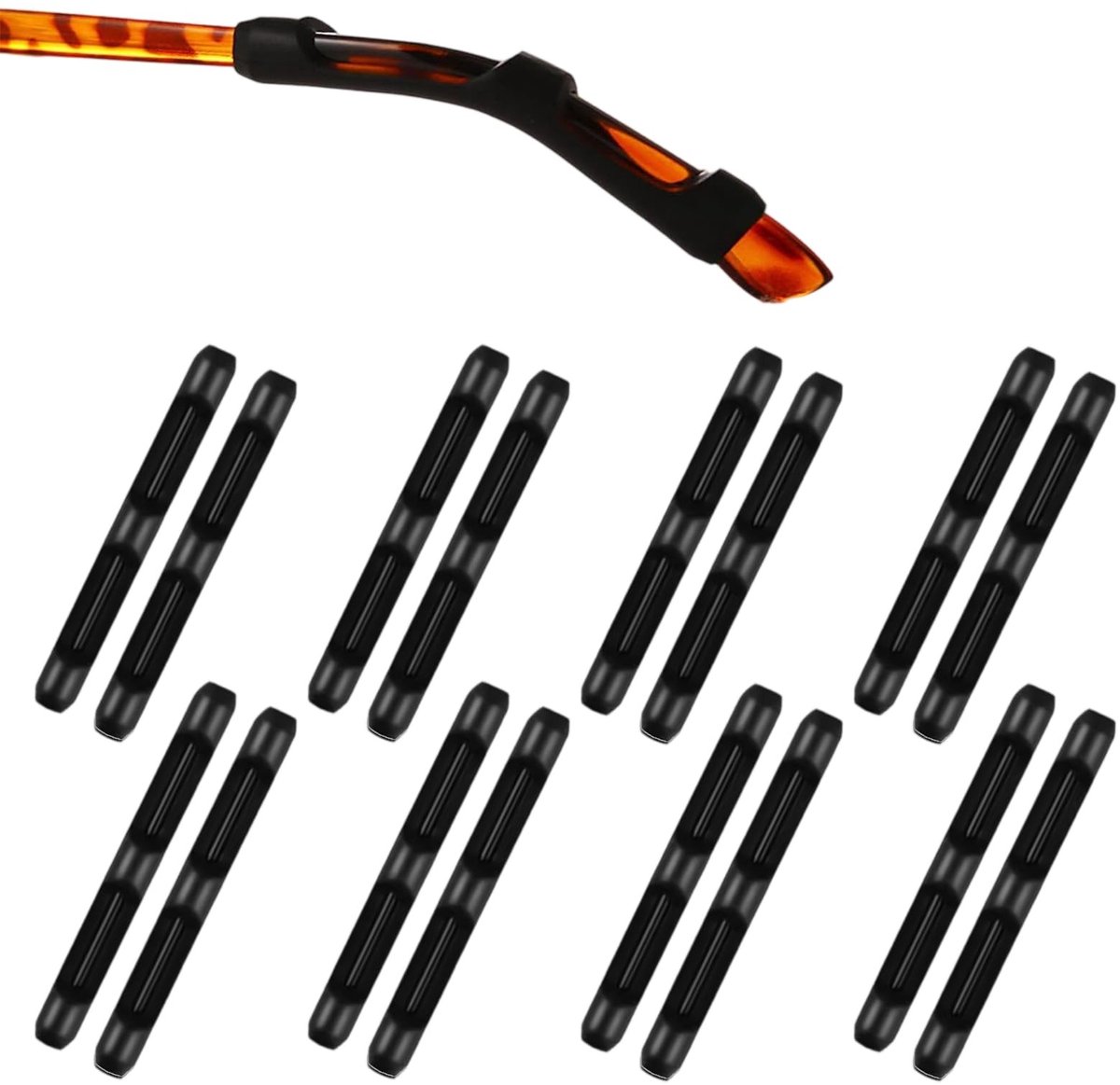 Solidchoice - 8 Paar Non-Slip Silicone Rubber Ogenbeschermers