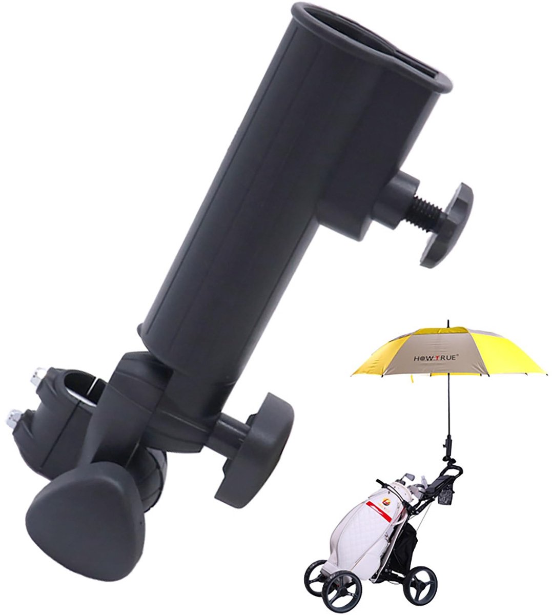Solidchoice - Verstelbare Golf Parasolhouder voor Trolley