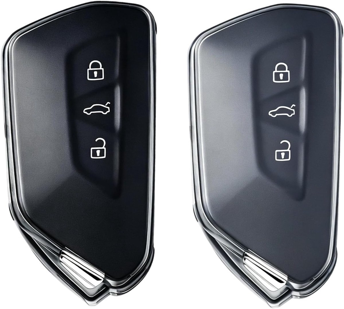 Key Cover voor Golf 8 MK8 ID.3 ID.4 - Set van 2 - Zacht TPU - Met noodsleutel toegang en 3 knoppen afstandsbediening - ShopVlot