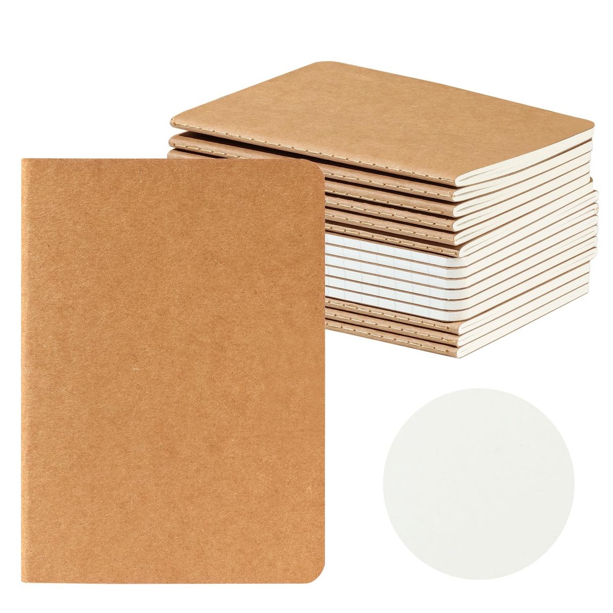 Solidchoice - A6 Notebook met 60 Bladzijden van 100 g/m², Blank Papier