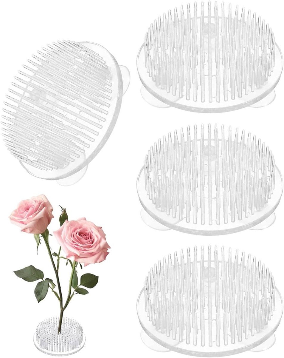 Ikebana stekigel bloemenigel - ronde bloemen dumbbell - plastic kenzan - ideaal voor DIY bloemschikken - ShopVlot