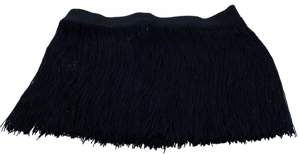 Solidchoice - Fringe Rok met Franje voor Feest en Festival