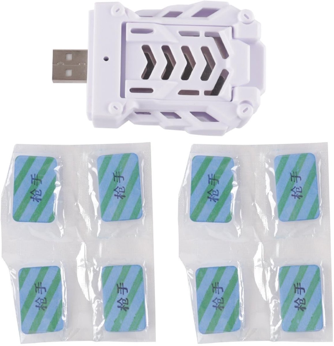 Solidchoice - Elektrische Muggendoder met 4 Tabletten