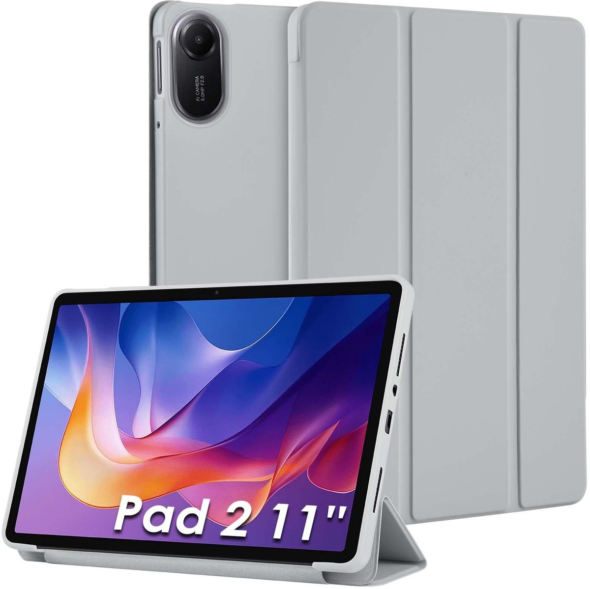 Solidchoice - Dunne Smart Folio Hoes voor 11 Inch Tablet