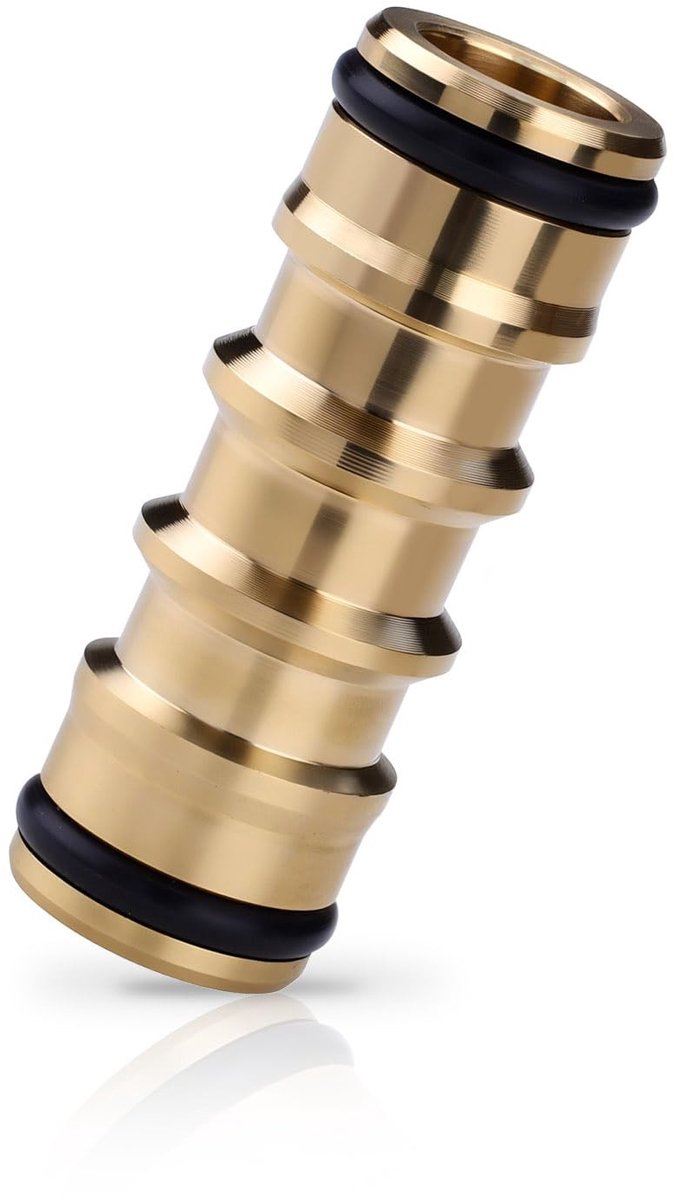 Solidchoice - Set van 4 Dubbele Slangverbinder-Adapters