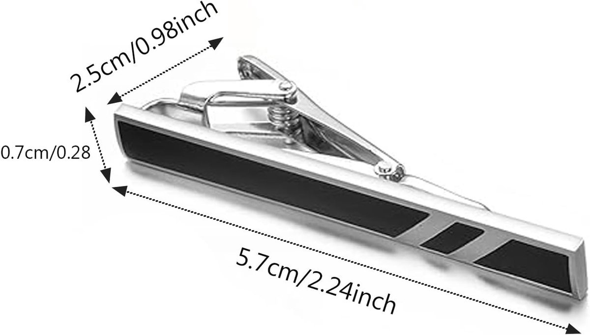 3 stuks stropdasspelden voor heren, elegante stropdasspelden, klassieke dasspelden, voor heren, verjaardag, bruiloft - ShopVlot