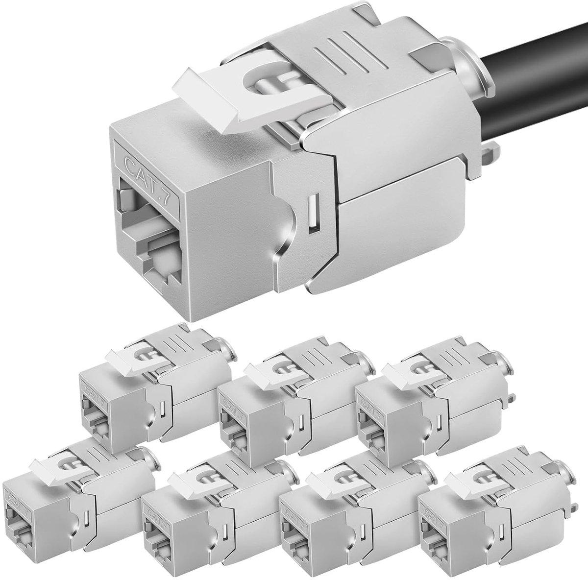 8x RJ45 LAN Coupler Cat7 - ShopVlot