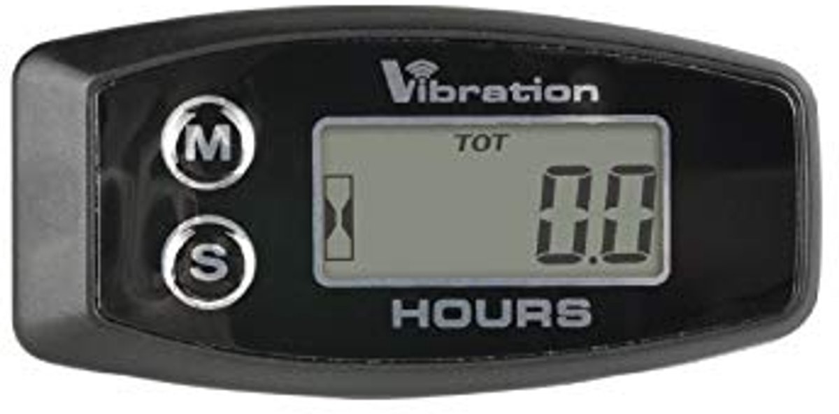 Digital Wireless Operating Hour Counter, Vibration Activation, Maintenance Reminder, User Lock, for Generator, Navy - ShopVlot