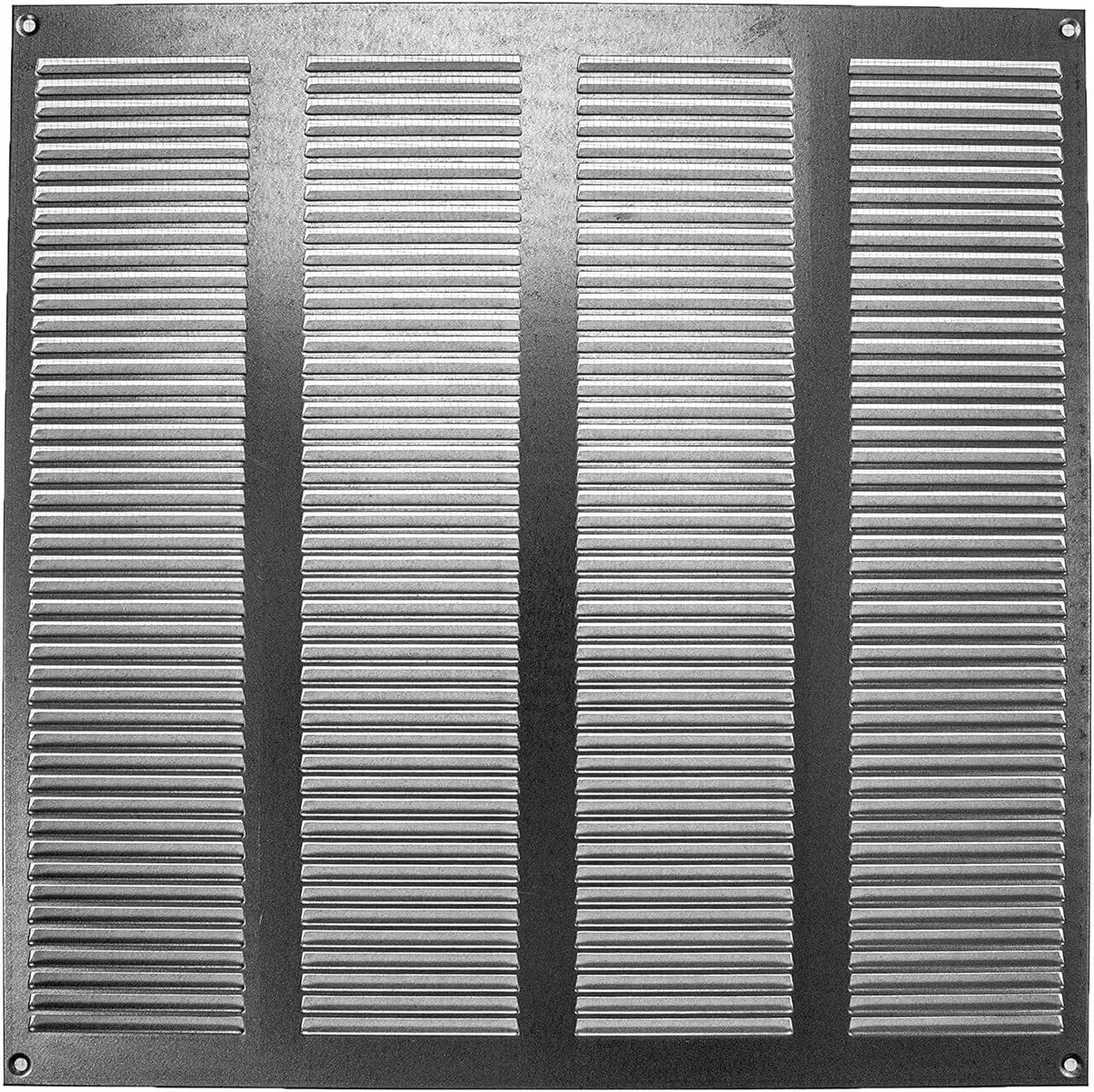 Vent Systems Ventilation Grille, Galvanised Steel Cover, Metal Air Vent with Fly Screen, Ventilation Grille for Wall - ShopVlot