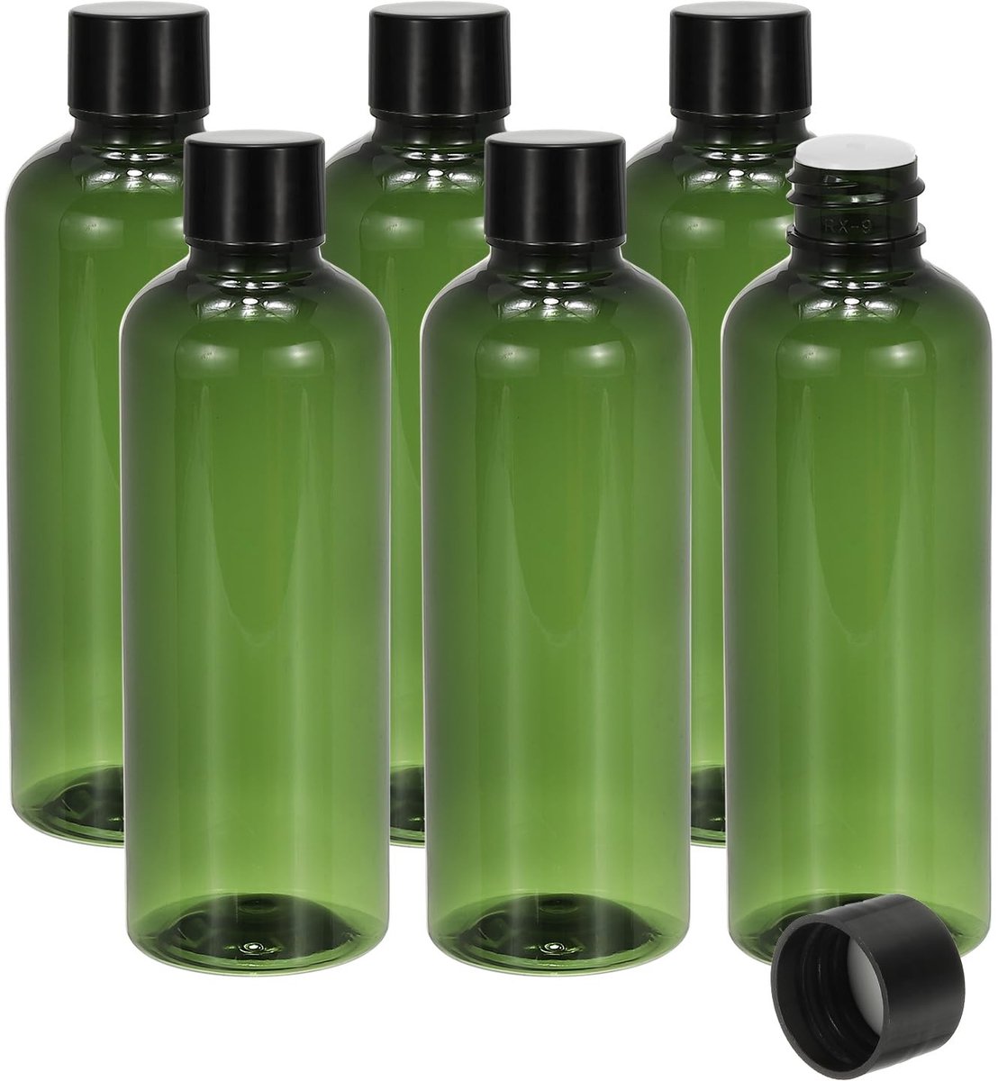 Solidchoice - Set van 6 Reiskoffers met Lekvrije Dop voor Schoonheidsproducten