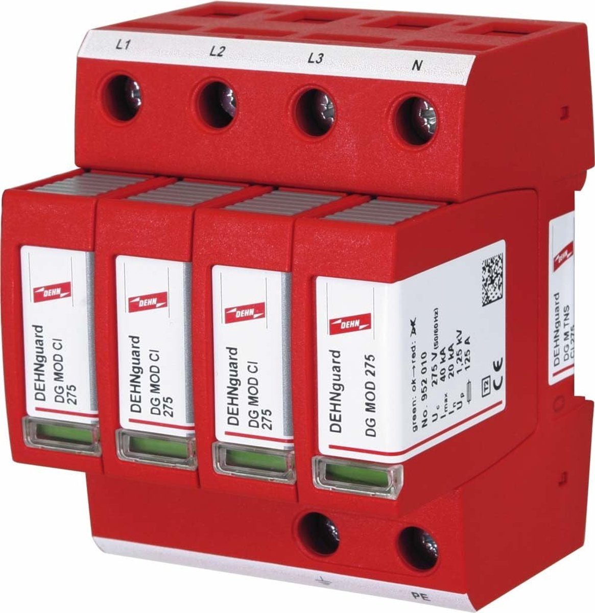 Dehn 952401 Modularer Überspannungs-Ableiter mit integrierter Vorsicherung - ShopVlot