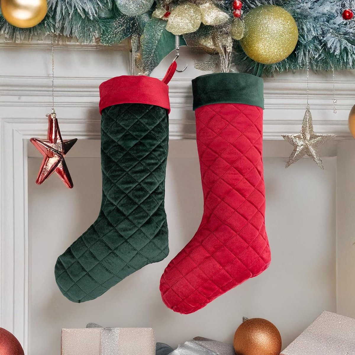 2 pcs Santa stockings - ShopVlot