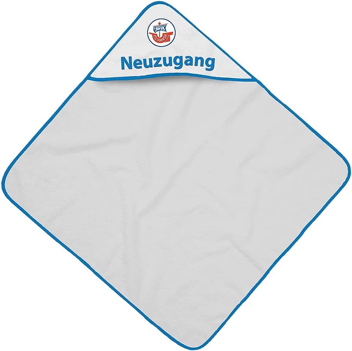FC Hansa Rostock Towel with hood towel baby towel NEW ACCESS 80x80cm - ShopVlot