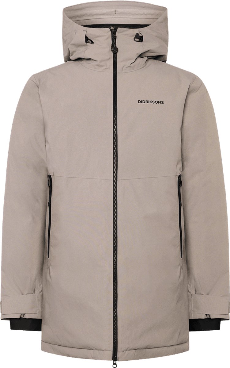 Didriksons TEMPEST USX PARKA Heren Outdoorjas Ash Bruin