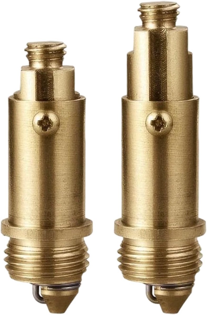 Set of 2 Brass Spring Drain Set for Pop Up Click Clack, Pop Up Sink Drain Fitting - ShopVlot