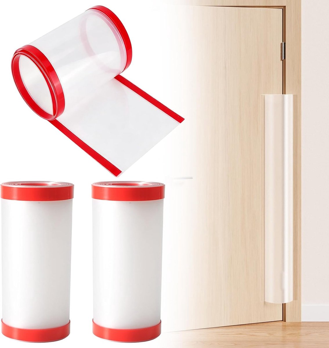 3 stuks vingerklembeschermers voor kinderen, 18 x 120 cm, klembescherming, deur, zelfklevend, vingerbescherming - ShopVlot