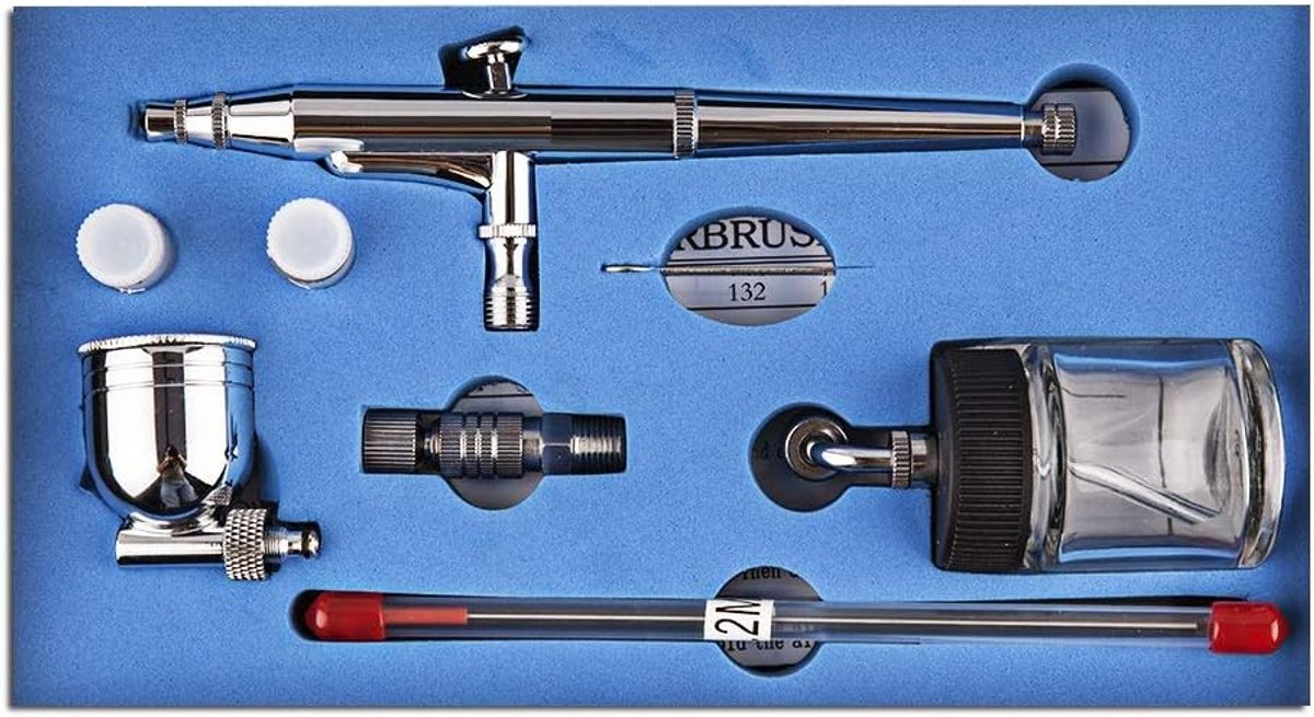 CYBERNOVA Airbrush Control Double Action trigger Air-Paint needle 0.2 mm/0.3 mm/0.5 mm - ShopVlot