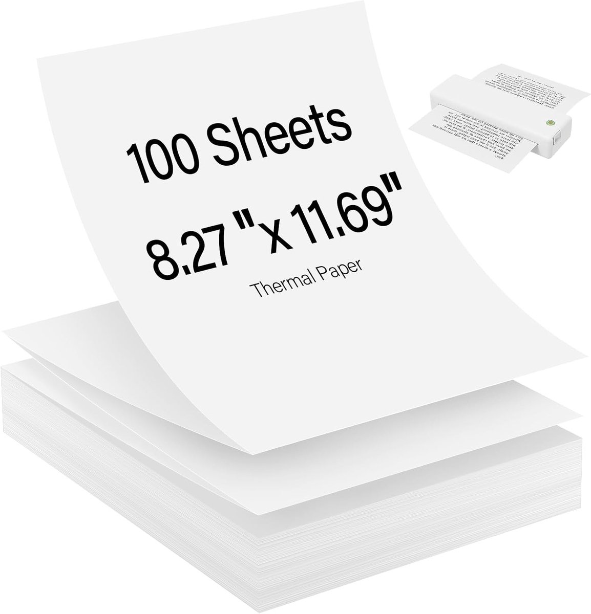 Thermisch papier A4 - 80 grams - wit - ideaal voor ontvangstbewijzen - ShopVlot